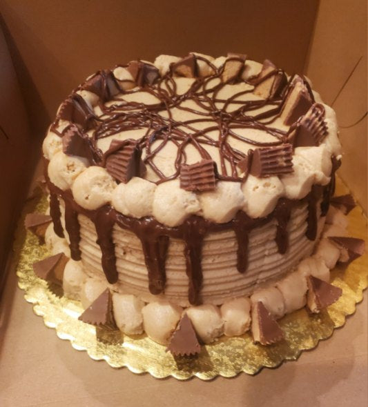 Chocolate Peanut Butter Madness Cake