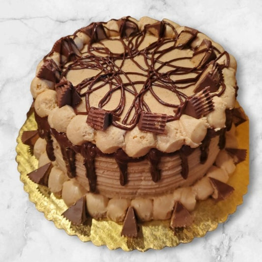 Chocolate Peanut Butter Madness Cake